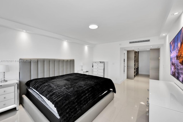 3140 S Ocean Dr Unit 1011, Hallandale Beach, FL 33009 - bedroom featuring light tile patterned floors and recessed lighting