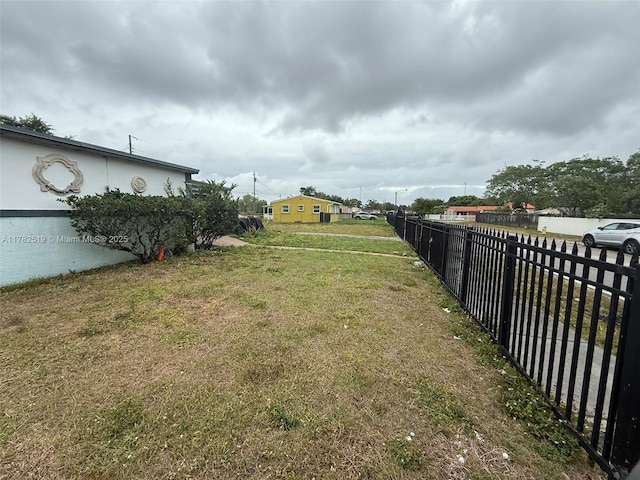 18300 NW 10th Ct, Miami Gardens, FL 33169 - view of yard with fence