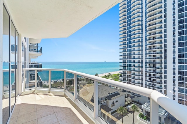 4779 Collins Ave Unit 1205, Miami Beach, FL 33140 - balcony with a water view