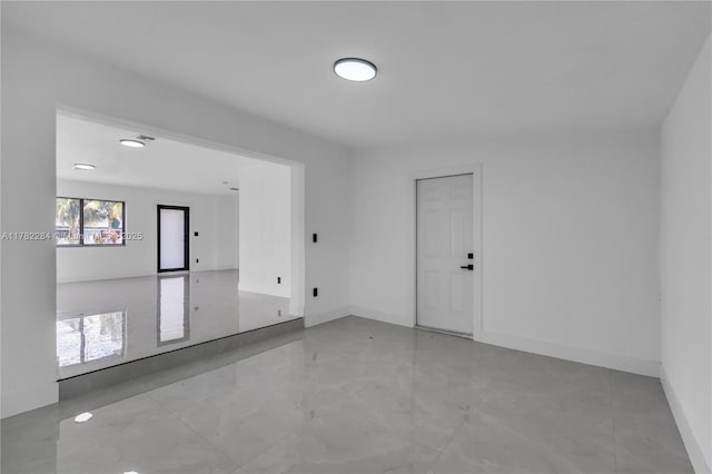 1000 NW 198th St, Miami Gardens, FL 33169 - unfurnished room with marble finish floor and baseboards