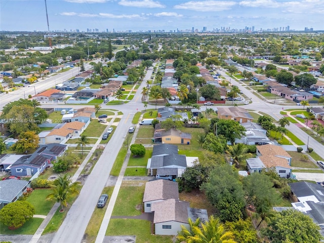 1000 NW 198th St, Miami Gardens, FL 33169 - aerial view with a city view and a residential view