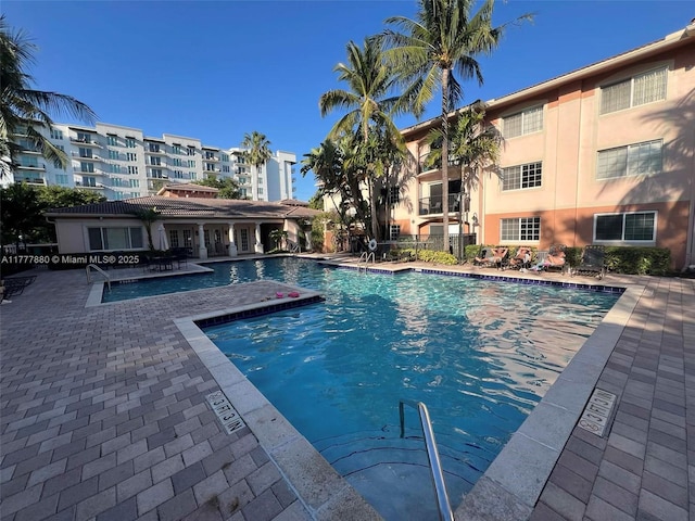 pool featuring a patio