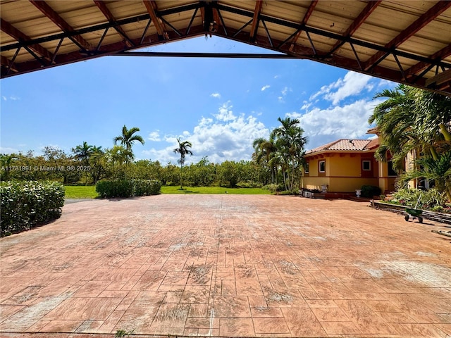 view of patio