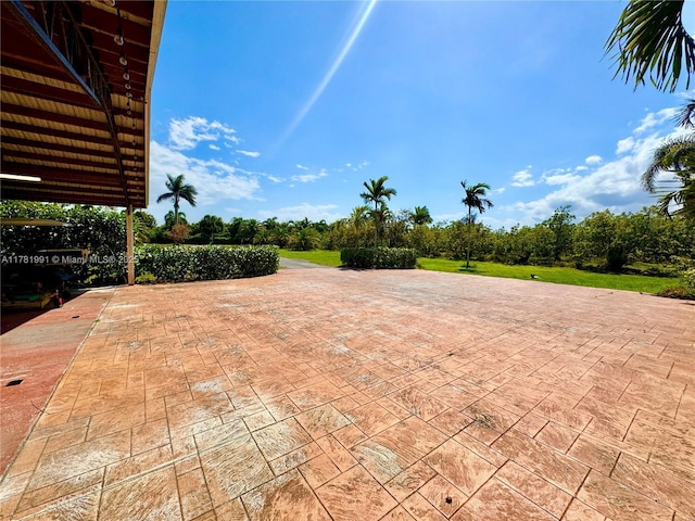 view of patio
