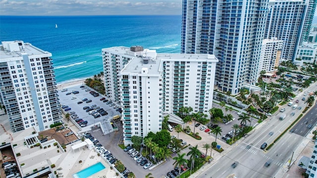 3001 S Ocean Dr Unit 1507, Hollywood, FL 33019 - drone / aerial view featuring a water view
