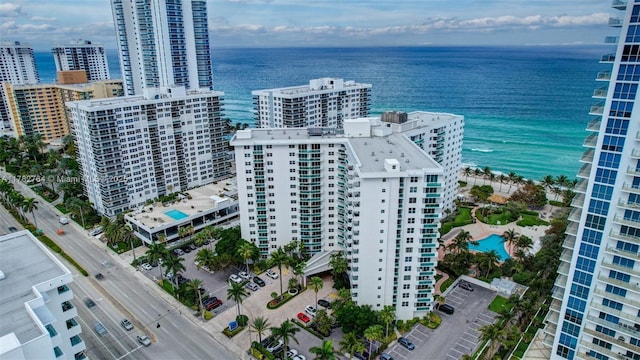 3001 S Ocean Dr Unit 1507, Hollywood, FL 33019 - aerial view with a city view and a water view