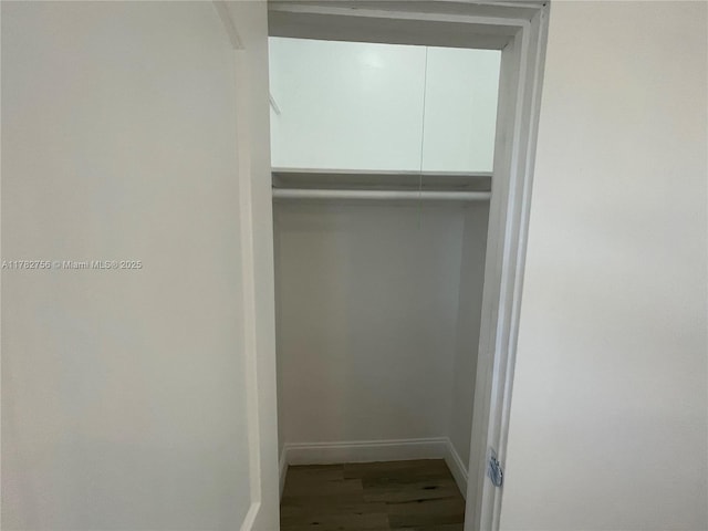view of closet