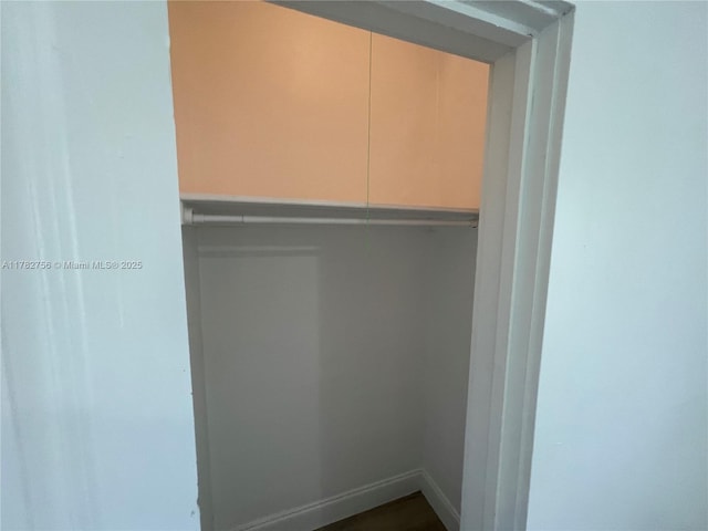 view of closet