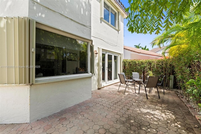 4471 SW 154th Ct, Miami, FL 33185 - view of patio with french doors