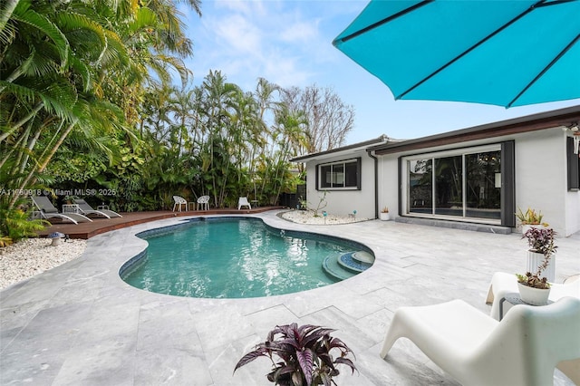 pool featuring a patio