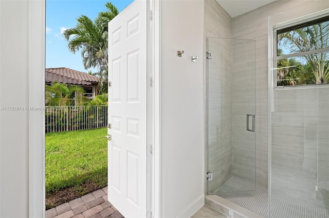 1807 Victoria Pointe Cir, Weston, FL 33327 - full bathroom featuring a shower stall and baseboards