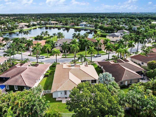 1807 Victoria Pointe Cir, Weston, FL 33327 - aerial view of residential area with a nearby body of water