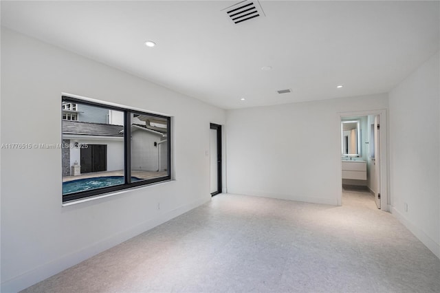 3321 NE 16th Pl, Fort Lauderdale, FL 33305 - unfurnished room with recessed lighting and baseboards