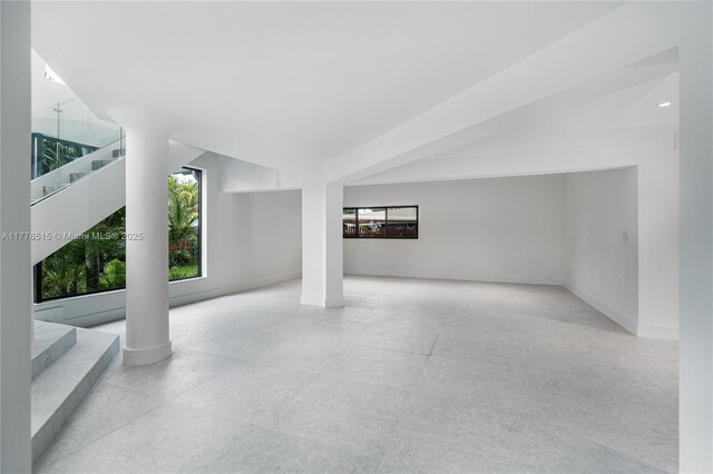 3321 NE 16th Pl, Fort Lauderdale, FL 33305 - basement featuring stairs and baseboards