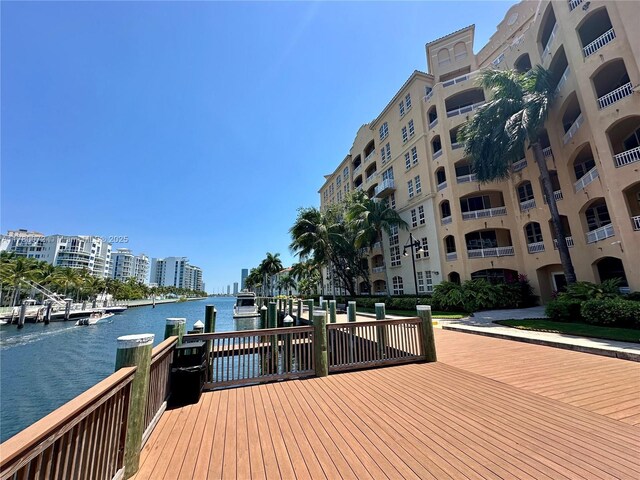 3001 NE 185th St Unit 336, Aventura, FL 33180 - dock area featuring a water view