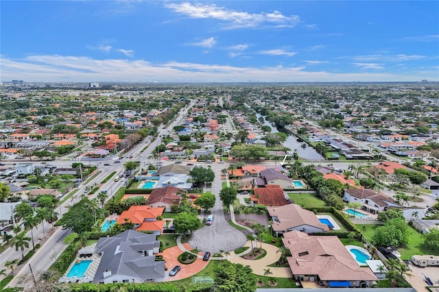 birds eye view of property featuring a residential view