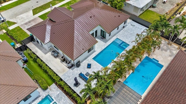 drone / aerial view