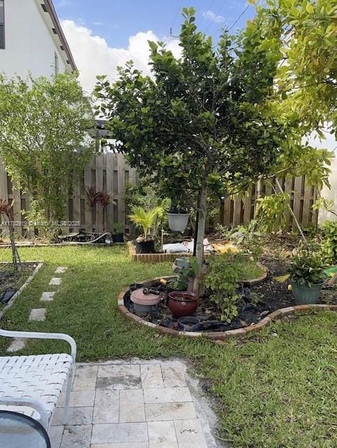 20900 NE 2nd Ct, Miami, FL 33179 - view of yard featuring a patio area and fence