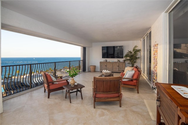 100 S Birch Rd Unit 1602C, Fort Lauderdale, FL 33316 - balcony featuring an outdoor hangout area
