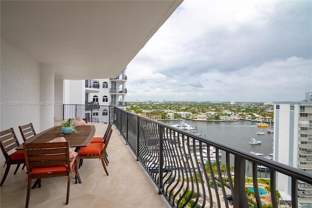100 S Birch Rd Unit 1602C, Fort Lauderdale, FL 33316 - balcony with a water view