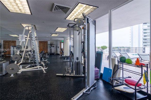 100 S Birch Rd Unit 1602C, Fort Lauderdale, FL 33316 - workout area with expansive windows
