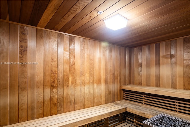 100 S Birch Rd Unit 1602C, Fort Lauderdale, FL 33316 - sauna / steam room with wooden ceiling and wooden walls