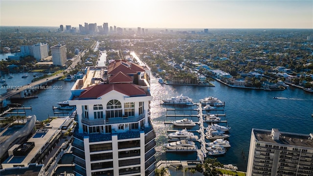 100 S Birch Rd Unit 1602C, Fort Lauderdale, FL 33316 - view of urban area with a nearby body of water
