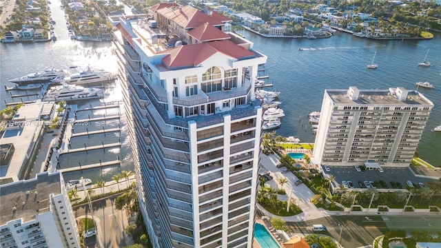 100 S Birch Rd Unit 1602C, Fort Lauderdale, FL 33316 - bird's eye view of a nearby body of water