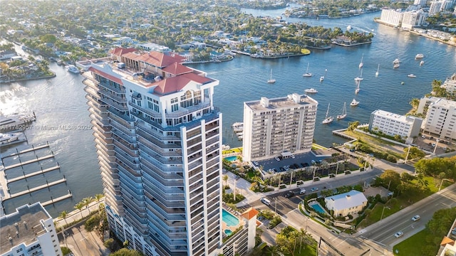 100 S Birch Rd Unit 1602C, Fort Lauderdale, FL 33316 - view of urban area with a nearby body of water