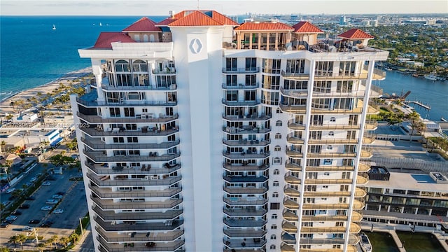 100 S Birch Rd Unit 1602C, Fort Lauderdale, FL 33316 - view of apartment building / complex with a water view