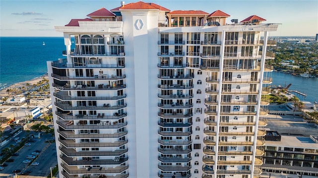 100 S Birch Rd Unit 1602C, Fort Lauderdale, FL 33316 - view of apartment building / complex with a water view