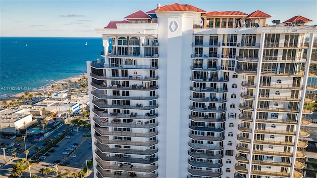 100 S Birch Rd Unit 1602C, Fort Lauderdale, FL 33316 - view of apartment building / complex featuring a water view