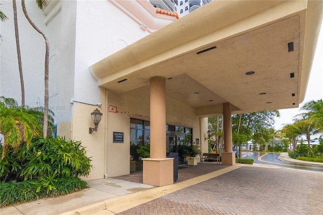 100 S Birch Rd Unit 1602C, Fort Lauderdale, FL 33316 - doorway to property featuring stucco siding