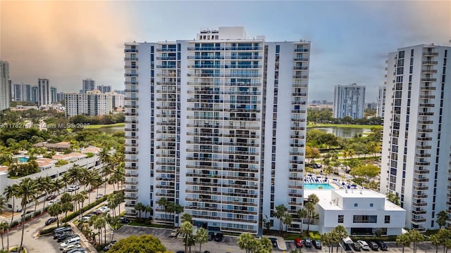 3731 N Country Club Dr Unit 1927, Aventura, FL 33180 - view of building exterior featuring a water view and a city view