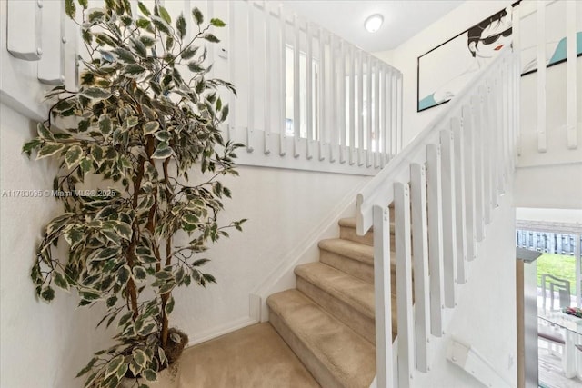15489 SW 150th St, Miami, FL 33196 - stairway featuring carpet flooring