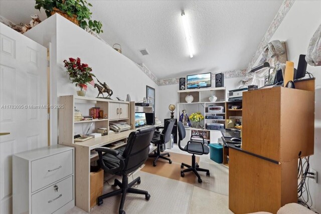 15489 SW 150th St, Miami, FL 33196 - office space with a textured ceiling and visible vents