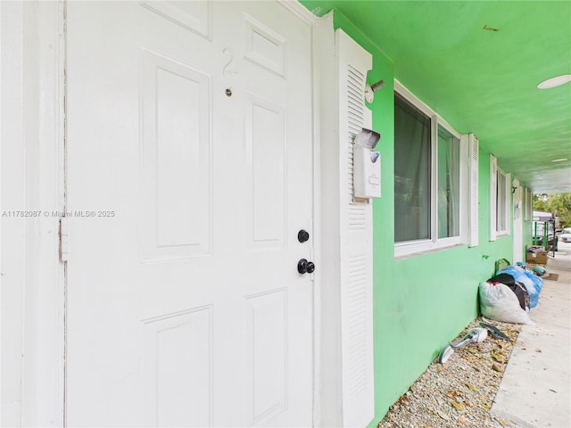 view of entrance to property