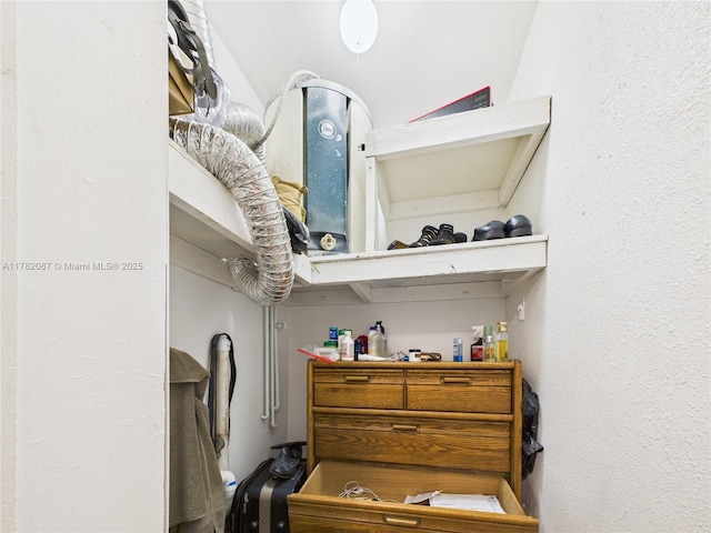 view of storage room