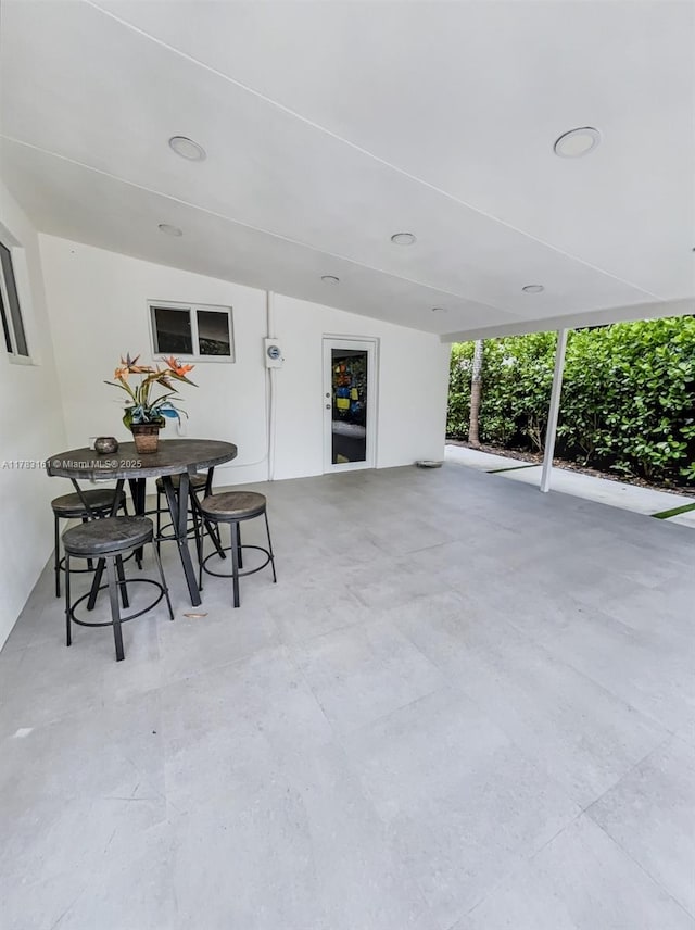view of patio
