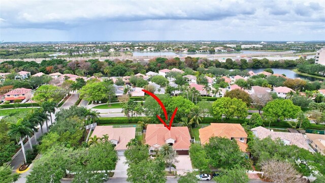 4060 SW 152nd Ave, Miramar, FL 33027 - aerial view featuring a residential view and a water view