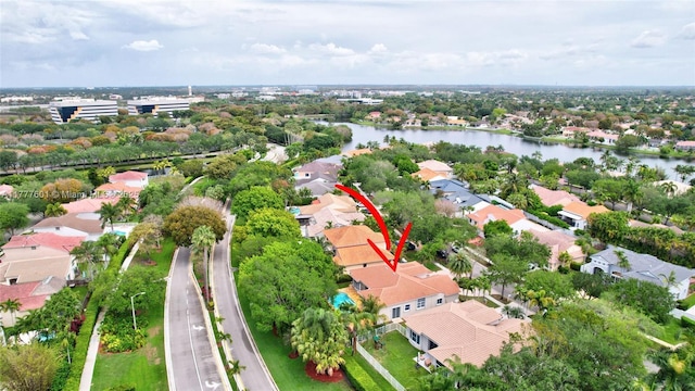 4060 SW 152nd Ave, Miramar, FL 33027 - birds eye view of property featuring a residential view and a water view