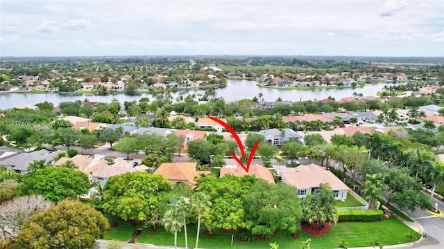 4060 SW 152nd Ave, Miramar, FL 33027 - aerial view featuring a water view and a residential view