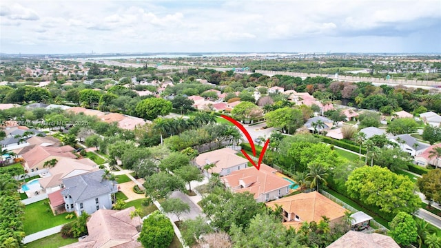 4060 SW 152nd Ave, Miramar, FL 33027 - birds eye view of property featuring a residential view