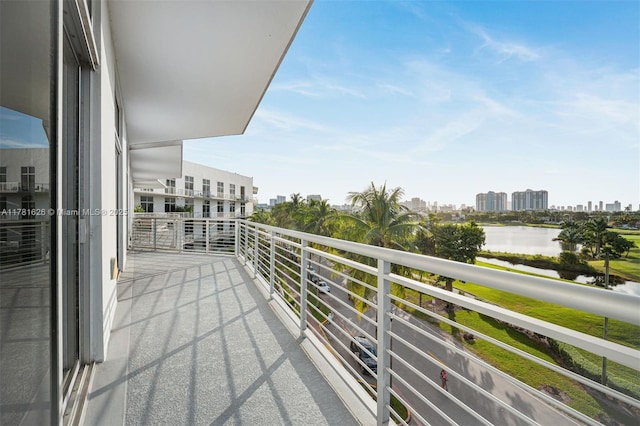 2001 Meridian Ave Unit 514, Miami Beach, FL 33139 - balcony featuring a view of city and a water view