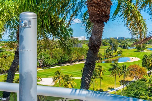 2001 Meridian Ave Unit 514, Miami Beach, FL 33139 - surrounding community with a water view, golf course view, and a yard