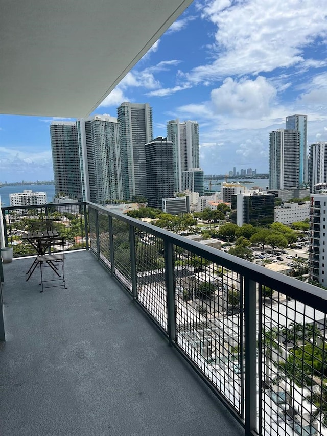 3301 NE 1st Ave Unit H1810, Miami, FL 33137 - balcony featuring a view of skyline