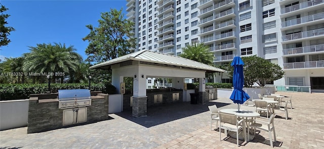 2801 NE 183rd St Unit 714W, Aventura, FL 33160 - view of patio featuring a gazebo