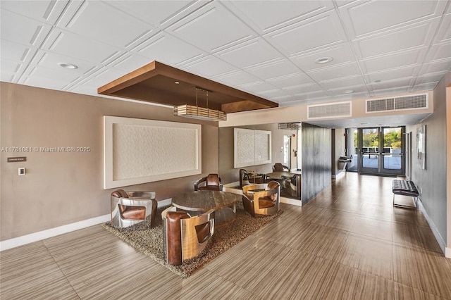 3625 N Country Club Dr Unit 2310, Aventura, FL 33180 - lobby with an ornate ceiling and recessed lighting