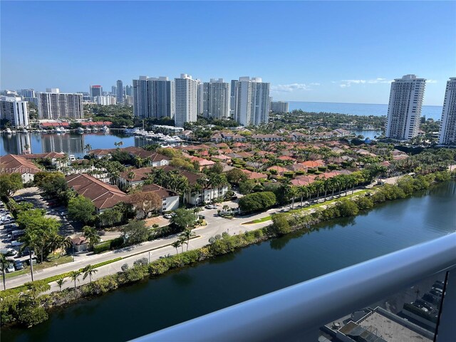 3625 N Country Club Dr Unit 2310, Aventura, FL 33180 - bird's eye view of a large body of water and skyline