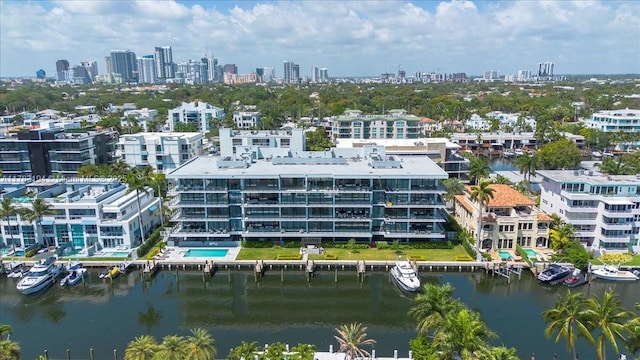 160 Isle Of Venice Dr Unit 403, Fort Lauderdale, FL 33301 - aerial view with a water view and a view of city